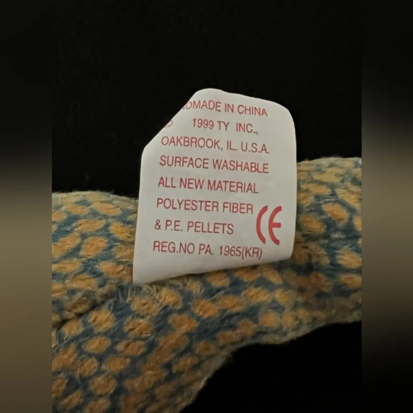 VTG '99 Ty Beanie Baby Scaly the Lizard - Picture 8 of 9